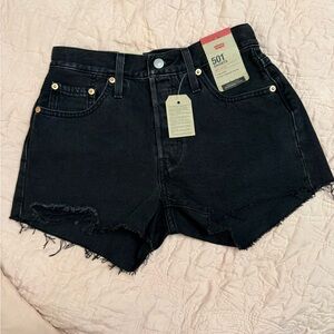 Levi's Women's Black Jean Shorts